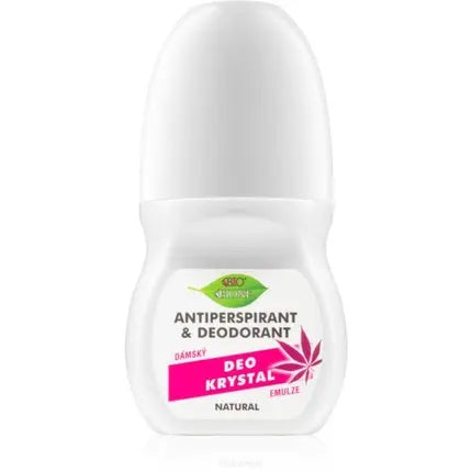 Bione Cosmetics Cannabis Antiperspirant Roll-On with Rose Scent - 80 ml Bione Cosmetics