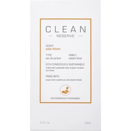 Clean Res Solar Bloom Eau de Parfum (EDP) Mixte 100ml