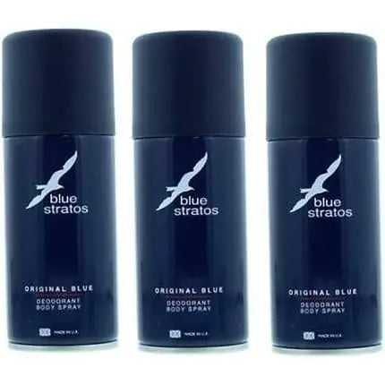 Blue Stratos Original Blue Body Spray Deodorant 150ml Blue Stratos