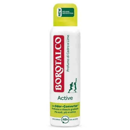 Borotalco Deodorant Spray 150ml Active Cedro Lime Borotalco