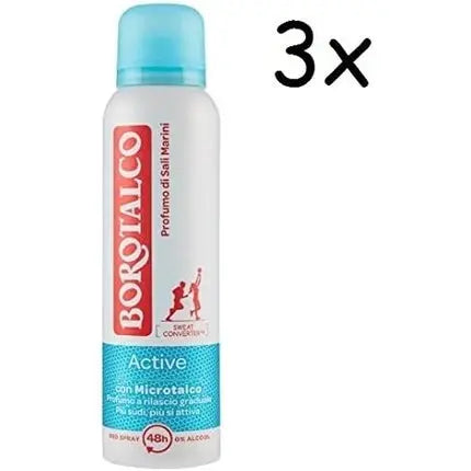 Borotalco Roberts Active Deo Deodorant with Active Minerals 150ml 0% Alcohol! 48h! Borotalco