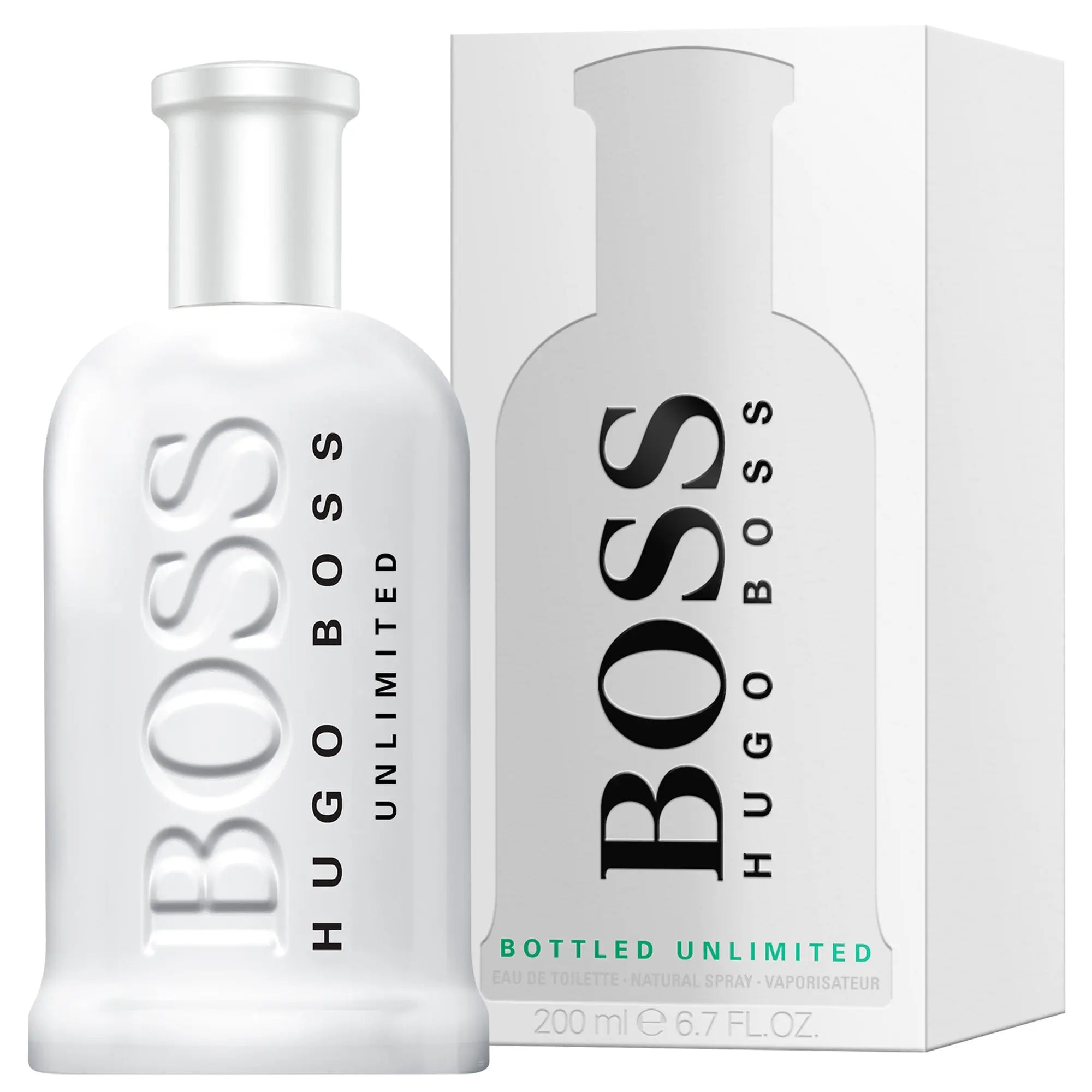 Boss Bottled Unlimited Eau de Toilette Spray Pour Homme Avec Cistus and Aromatic Energy 200ml Hugo Boss