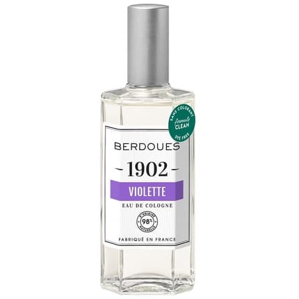 Berdoues 1902 Violet Eau de Cologne Floral Long Lasting Scent Made in France Spray Fragrance Homme and Women with Violet Lilac Jasmine Luxury Unisex Perfume with Premium Quality Ingredients 4.2 Fl Oz
