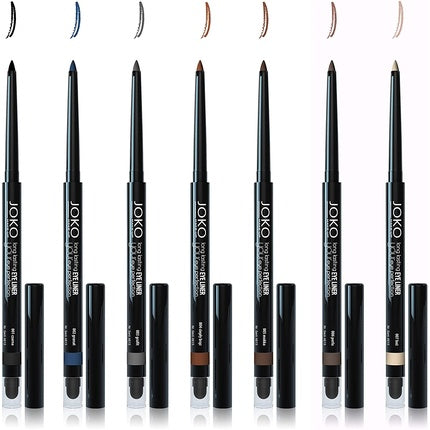 JOKO Long Lasting Eye Liner Automatic with Sharpener and Smudger 002 Dark Blue