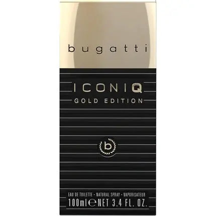 Bugatti Iconiq Gold Edition Men's Perfume 100ml Eau De Toilette Bugatti