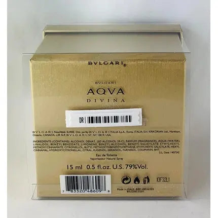 Bvlgari Aqva Divina Eau De Toilette 15ml Bvlgari