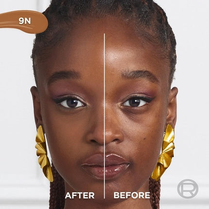 L'Oréal Paris Serum Concealer Medium Coverage Radiant Finish with 1.5% Hyaluronic Acid and Caffeine True Match 10ml 9N