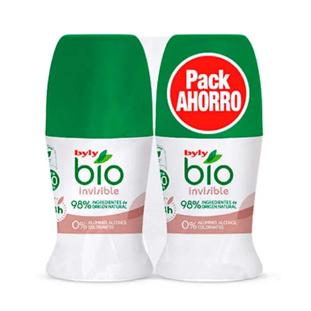 Byly Bio Natural 0% Invisible Deodorant Roll On 50ml Byly