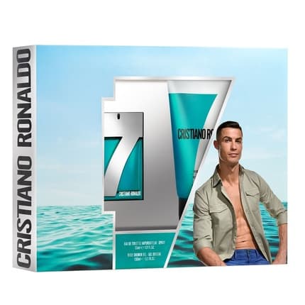 Cristiano Ronaldo 7Origins Gift Set + Shower Gel Eau de Toilette 30ml Unisexe