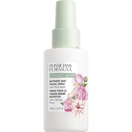 Physicians Formula Organic Wear Nutrient Mist Facial Spray with Botanical Flower Blend - Vegan