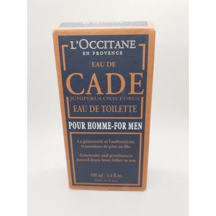 L'Occitane Eau De Cade 3.4 Oz (100ml) Eau De Toilette Spray L'Occitane