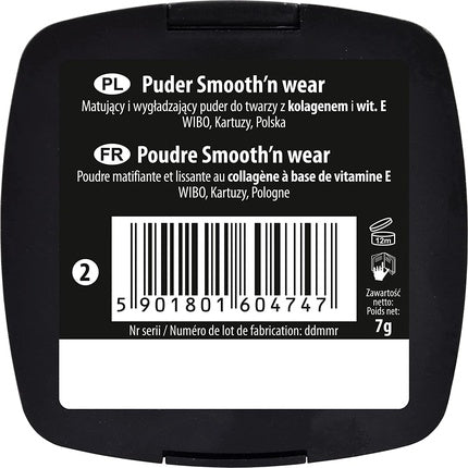 Wibo Smooth'n Wear Matte Powder Mattifying Face Powder 2 7g