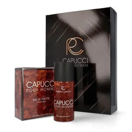 CAPUCCI pour Homme Gift Set Eau de Toilette 100ml + Deodorant 120ml Capucci