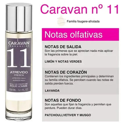 CARAVAN FRAGANCIAS nº 11 Eau de Parfum Spray for Men 150ml Caravan Fragancias