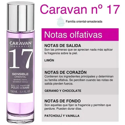 CARAVAN FRAGANCIAS nº 17 Eau de Parfum Spray for Men 150ml Caravan Fragancias