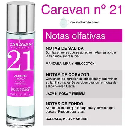 CARAVAN FRAGANCIAS nº 21 Eau de Parfum Spray for Women 150ml Caravan Fragancias