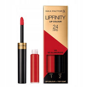Max Factor Lipfinity Lip Colour In 125 So Glamorous 2.3ml With Top Coat 1.9g