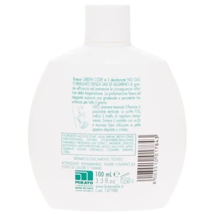 Breezer Breeze Deo Squeeze Green Déodorant (Déo) Mixte 100ml