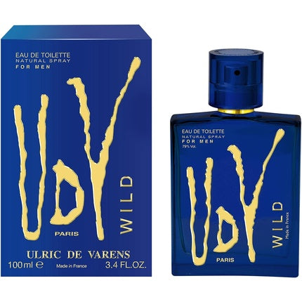 Ulric de Varens UDV Wild Eau de Toilette Spray for Men 100ml Oriental Woody Fragrance Ulric De Varens