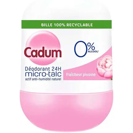 Cadum Women's Deodorant Micro Talc Peony Freshness 24h Protection 50ml Garnier