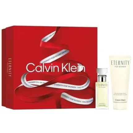 Calvin Klein Eternity pour femme  2022 Coffret Avec 30ml Eau de parfum  Spray and 100ml Bo Calvin Klein