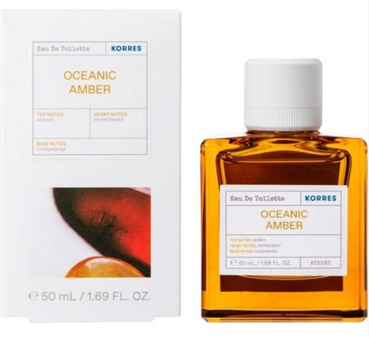 Korres Oceanic Amber Eau De Toilette 50ml Men Spray