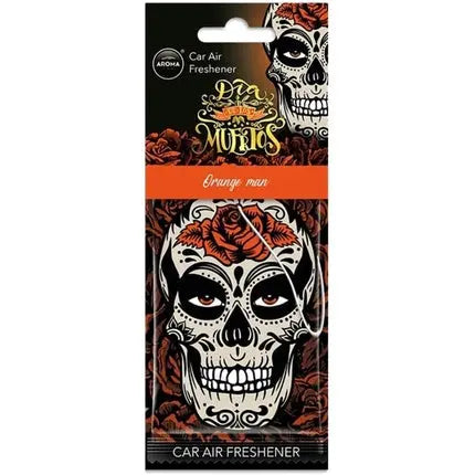 Car Air Freshener Aroma Skull Orange Man for Car Home Boat Caravan Aroma Car