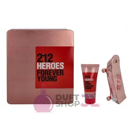 Carolina Herrera 212 Women Heroes Forever Young Gift Set - - Eau de Parfum 80ml + Body Lotion 100ml