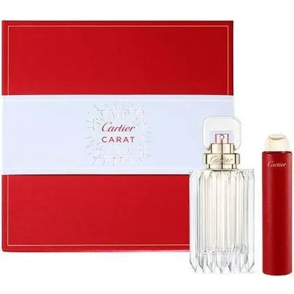 Cartier Carat De Cartier Gift Set - 100 Ml Eau De Parfum Spray + 15 Ml Eau De Parfum Rollerball - Gift Set For Women Cartier