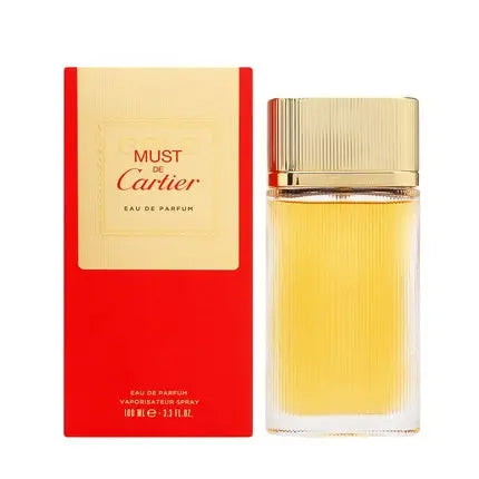 Cartier Must Gold Women's Eau de Parfum Spray 3.3 Fluid Ounce Cartier