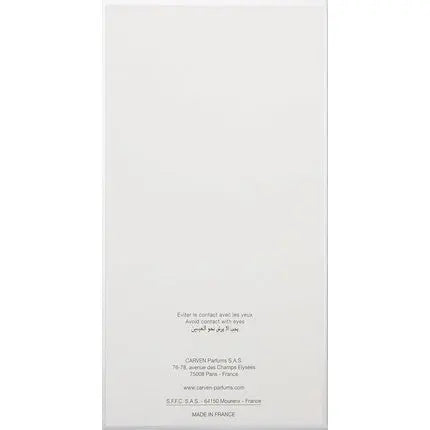 Carven Pour Homme After Shave Balm 3.33 Fl Oz Carven