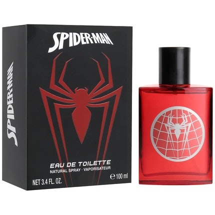 Spiderman Children's Fragrance in Cool Glass Flask 100ml - Marvel Gift for Boys, Parfum  for Children and Adults Air Val