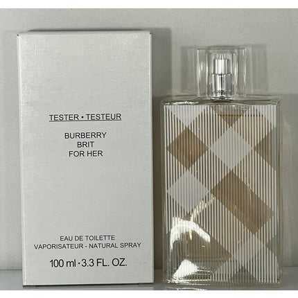 Burberry Brit For Her Eau De Toilette Spray 100ml Tester