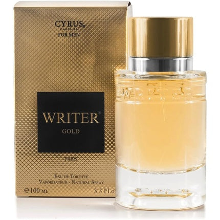 Yves De Sistelle Cyrus Writer Gold Eau De Toilette 100ml