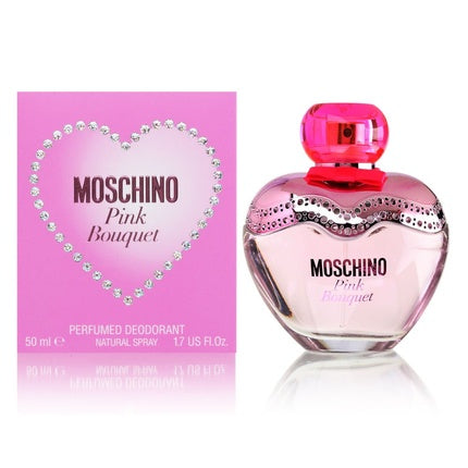 Moschino Pink Bouquet Perfumed Deodorant Spray for Women 1.7 oz Maison des fragrances