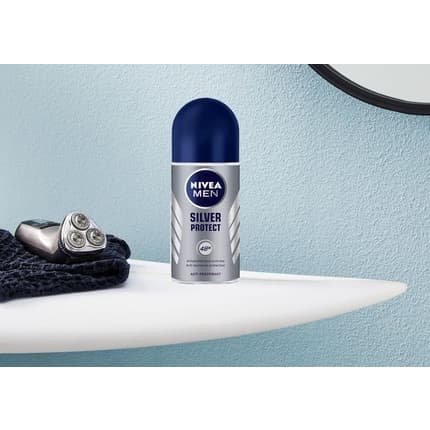 Nivea Antiperspirant Silver Protect Roll-On Déodorant (Déo) Mixte 50ml