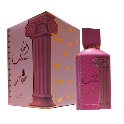 Ard Al Zaafaran Ahubbak Love In Paris Eau De Parfum Spray 3.4 Ounce Unisex Ard Al Zaafaran