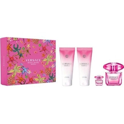 Versace  Bright Crystal Absolu 4 Piece Coffret pour femme  New in Box Versace