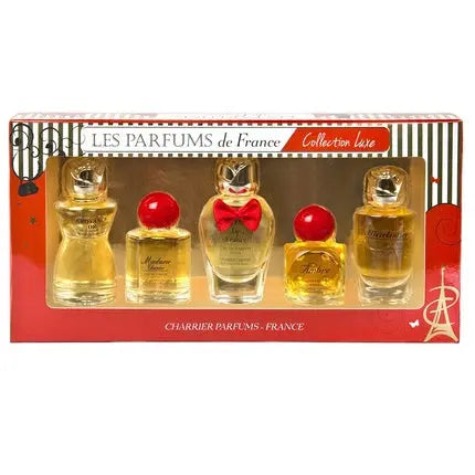 Charrier Parfums Collection Luxe 5 Eaux de Parfum Gift Set 49.7ml - Made in Provence France