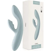 Chika Flexible Rabbit Vibe by Svakom Turquoise Grey Svakom