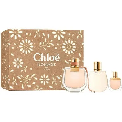 Chloe Nomade Eau de Parfum spray 2.5oz, 1oz équivaut à 30ml & Body Lotion 3.4oz, 1oz équivaut à 30ml & Eau de Parfum 0.17oz, 1oz équivaut à 30ml Mini Chloé