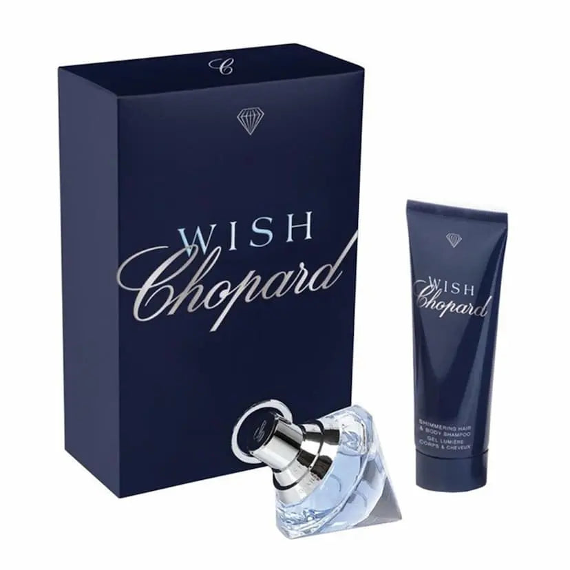 Chopard Wish Eau de Parfum  and Femme's Shower Gel Gift Box Set 2 Count Chopard