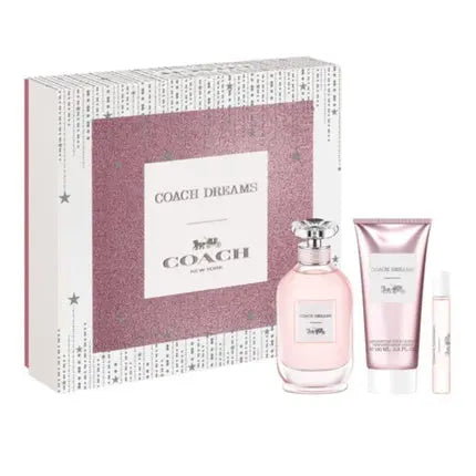 Coach Dreams by Coach 3.0 oz EDP Spray 7.5ml - 3.3 oz Body Lotion New Women's Set Coach