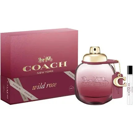 Coach Wild Rose Gift Set Eau De Parfum 50ml Travel Spray 7.5ml Coach