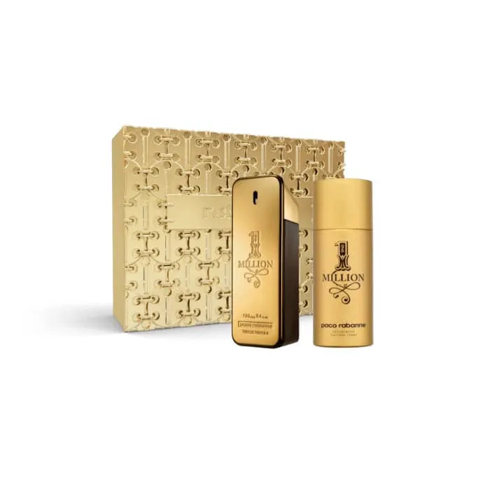 Coffret Paco Rabanne One Million  Pour Homme Eau de Toilette 100ml + Deodorant 100ml Paco Rabanne