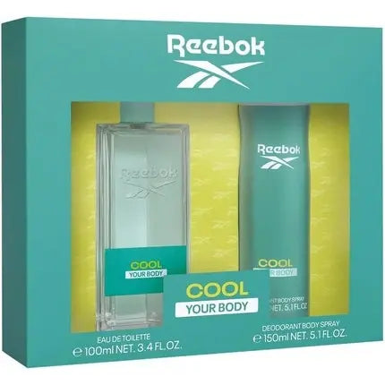 Cool Your Body For Her par Reebok Coffret 100ml Eau de toilette  & 150ml Body Spray Reebok