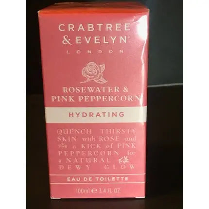 Crabtree & Evelyn Rosewater & Pink Peppercorn Hydrating EDT 3.4 fl. oz. - Sealed Crabtree & Evelyn