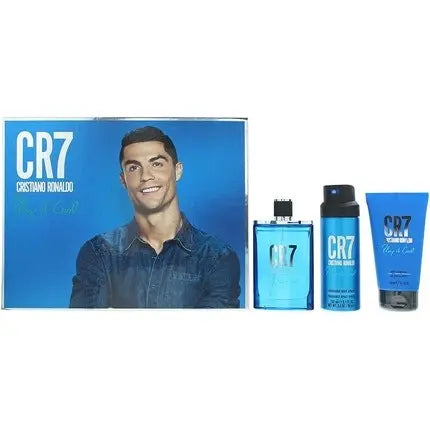 Cristiano Ronaldo Play It Cool 3 Piece Gift Set: Eau De Toilette 100ml, Shower Gel 150ml, Body Spray 150ml Maison des fragrances