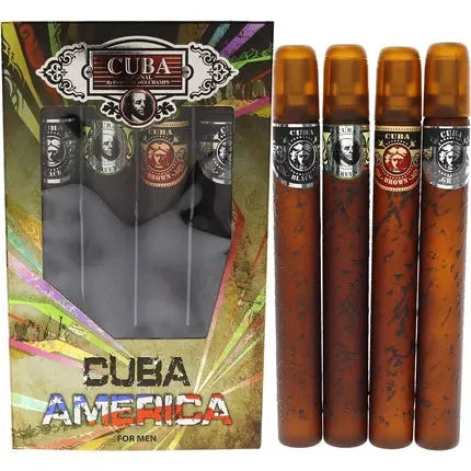 Cuba America by Cuba for Men 4 Piece Gift Set Cuba