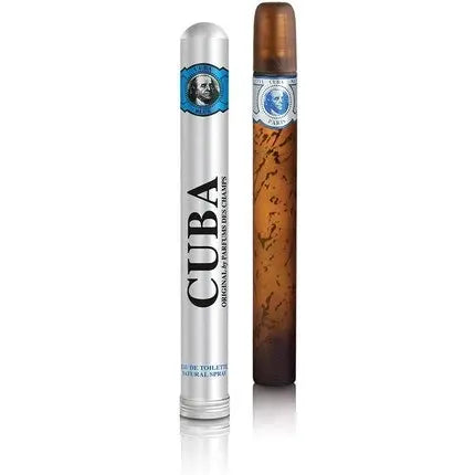 Cuba Blue 1.2oz, 1oz équivaut à 30ml Eau de toilette  Spray 35.49ml Cuba